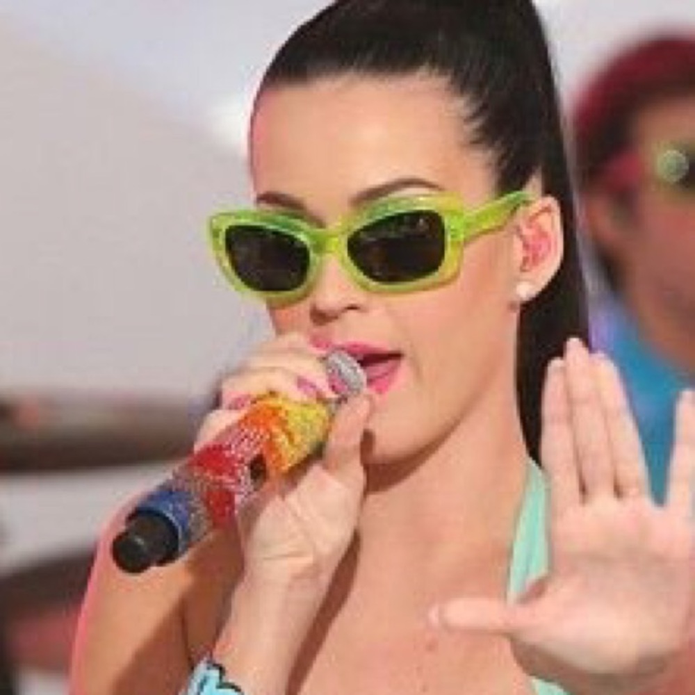 Neon green Prada sunglasses