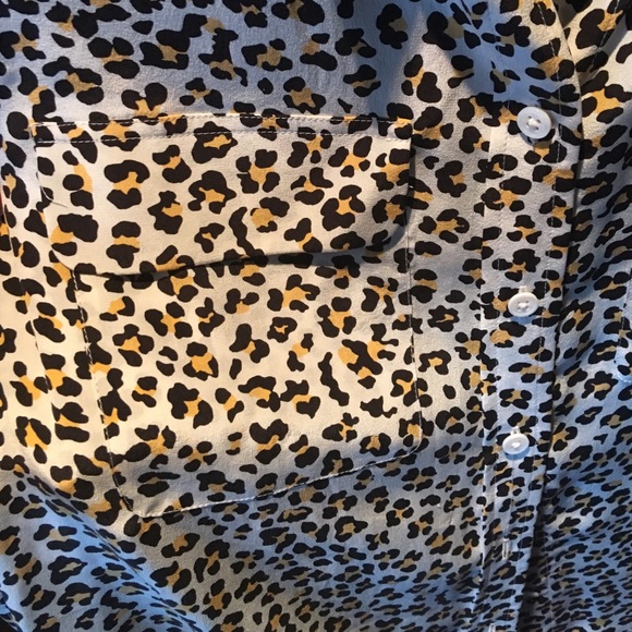 Equipment femme med cheetah print sleeveless - Picture 3 of 4