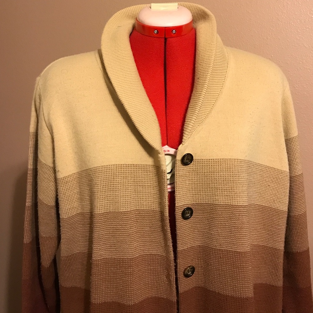 Brown vintage cardigan