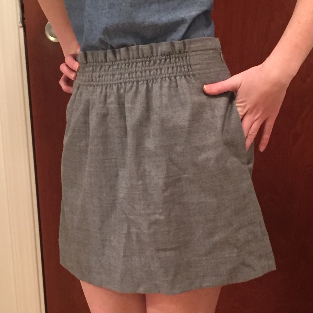 J. Crew gray skirt