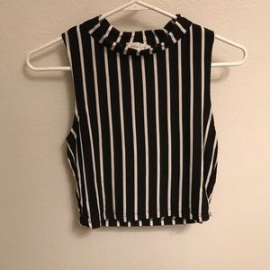 Striped crop top