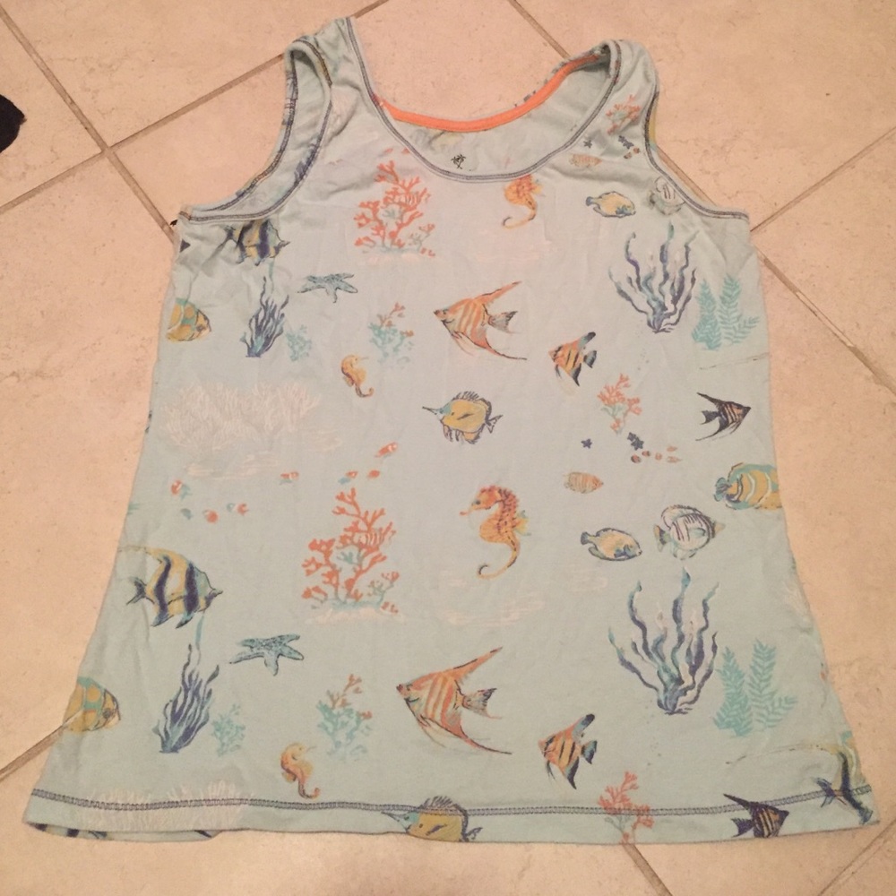 Ocean inspired tee shirt.