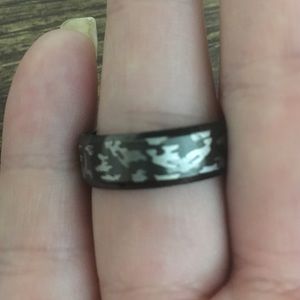 10 for $20 Sale - Mens Camo Ring Size 7 - 12