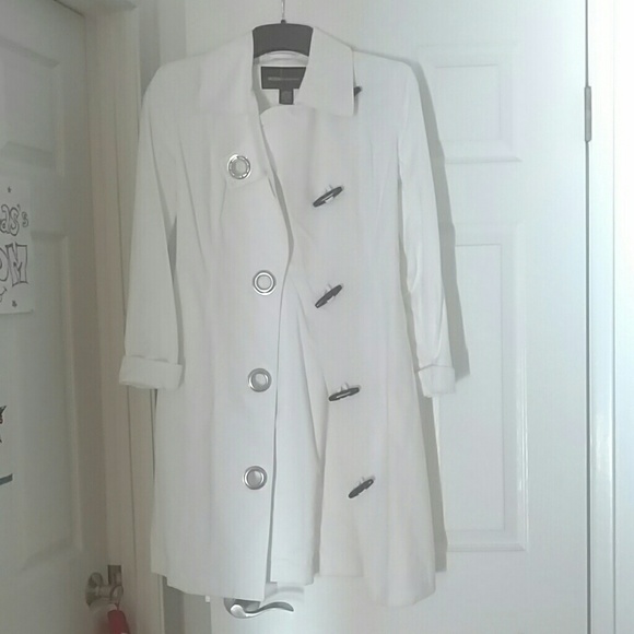 Moda International Jackets & Blazers - NWOT White trench coat