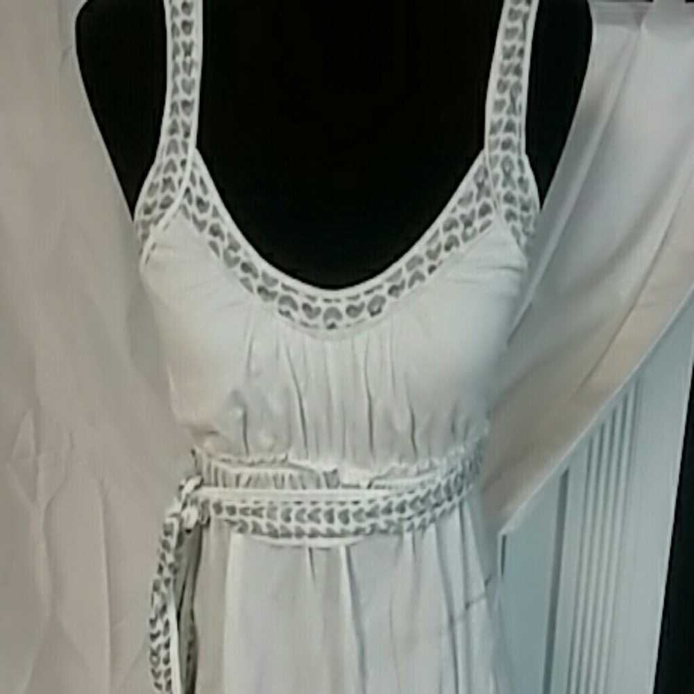 Hollister smock top with belt