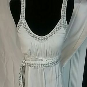 Hollister smock top with belt