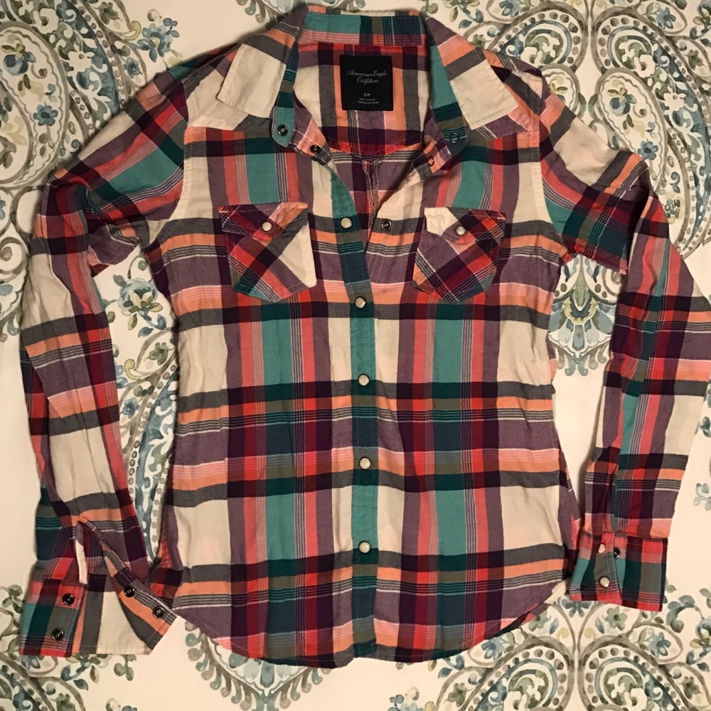 Flannel button up shirt