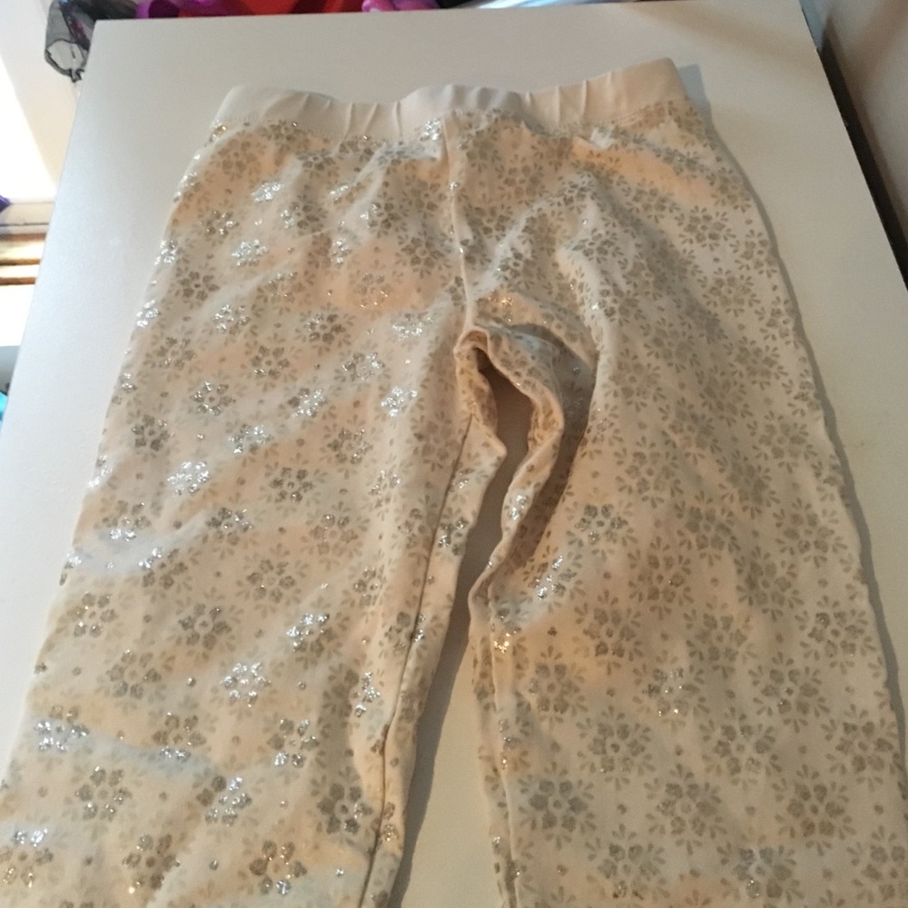 crewcuts sparkle snowflake Capri leggings