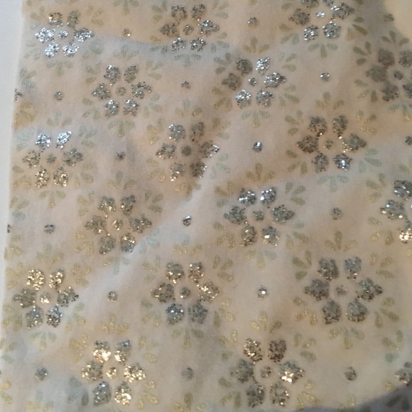 crewcuts sparkle snowflake Capri leggings - Picture 2 of 3