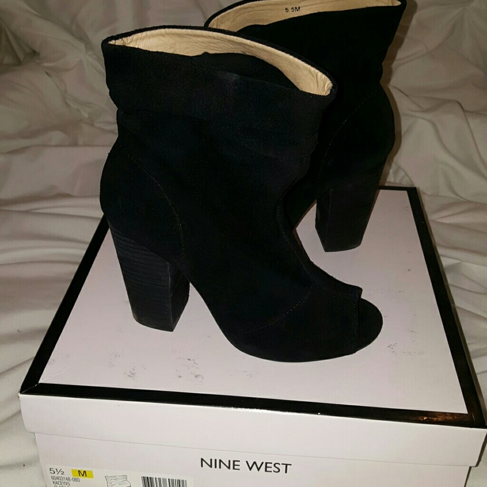 Nine West Peep Toe Booties