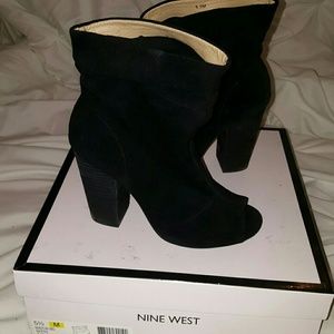 Nine West Peep Toe Booties