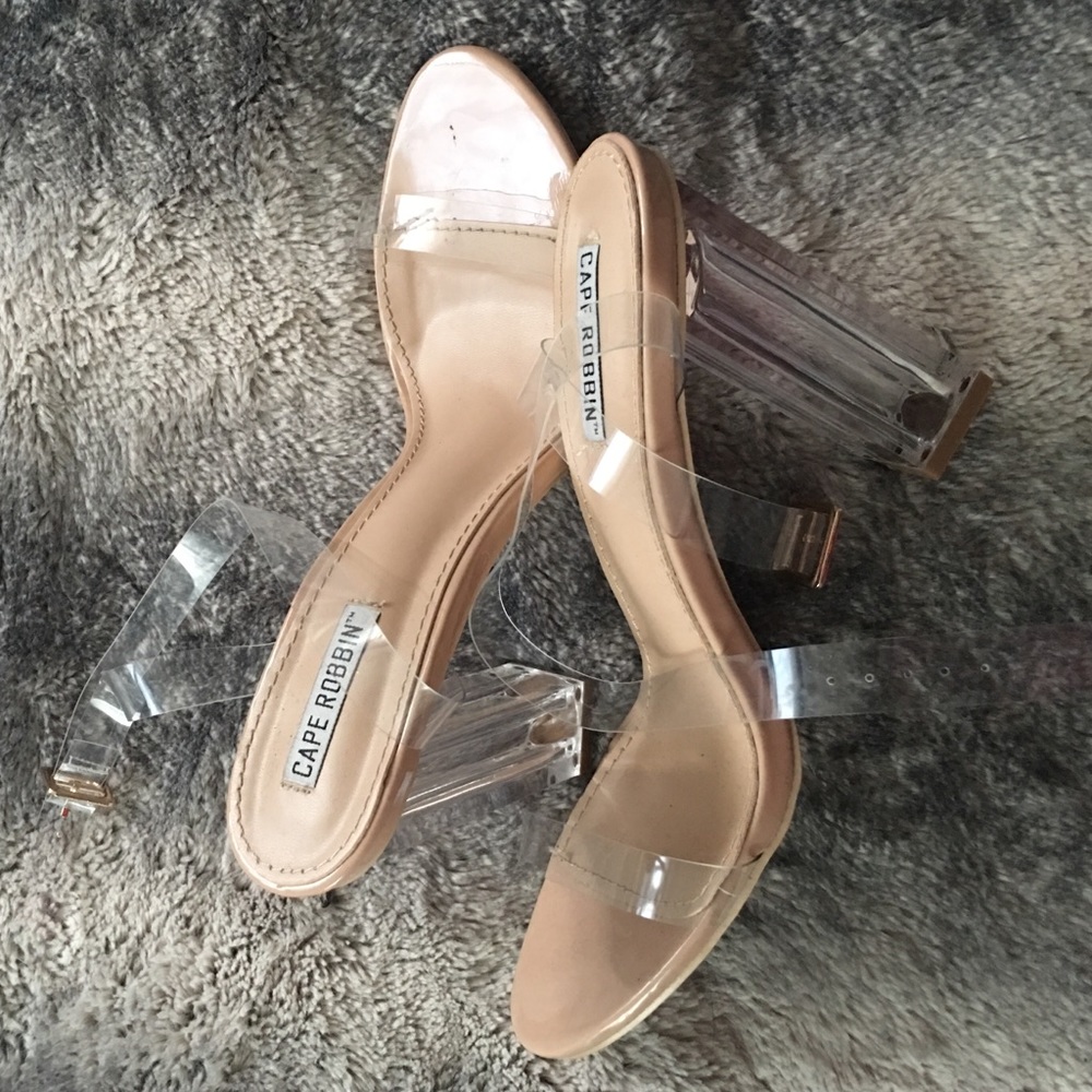 Clear heels (Kim K style)
