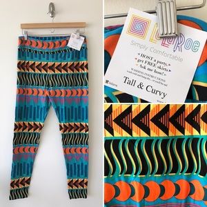 LulaRoe NWT TC Party Time Leggings