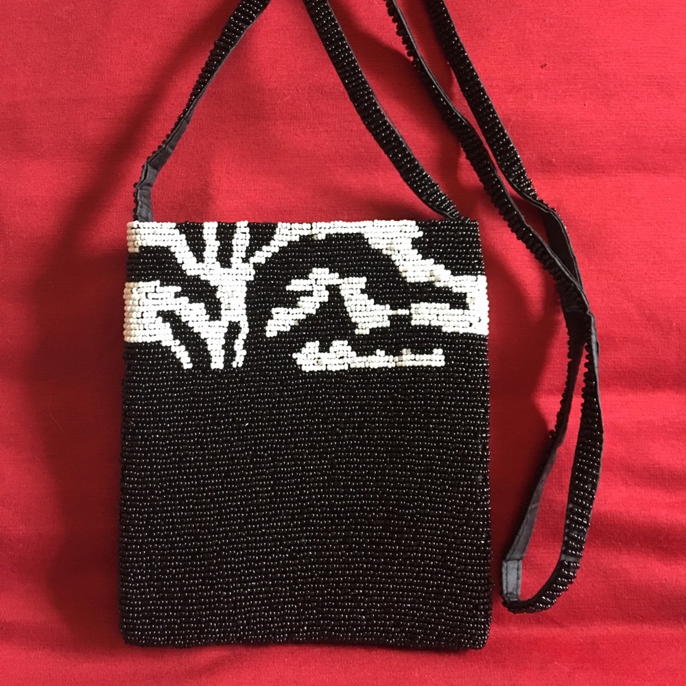 Vintage Hand-Beaded Purse
