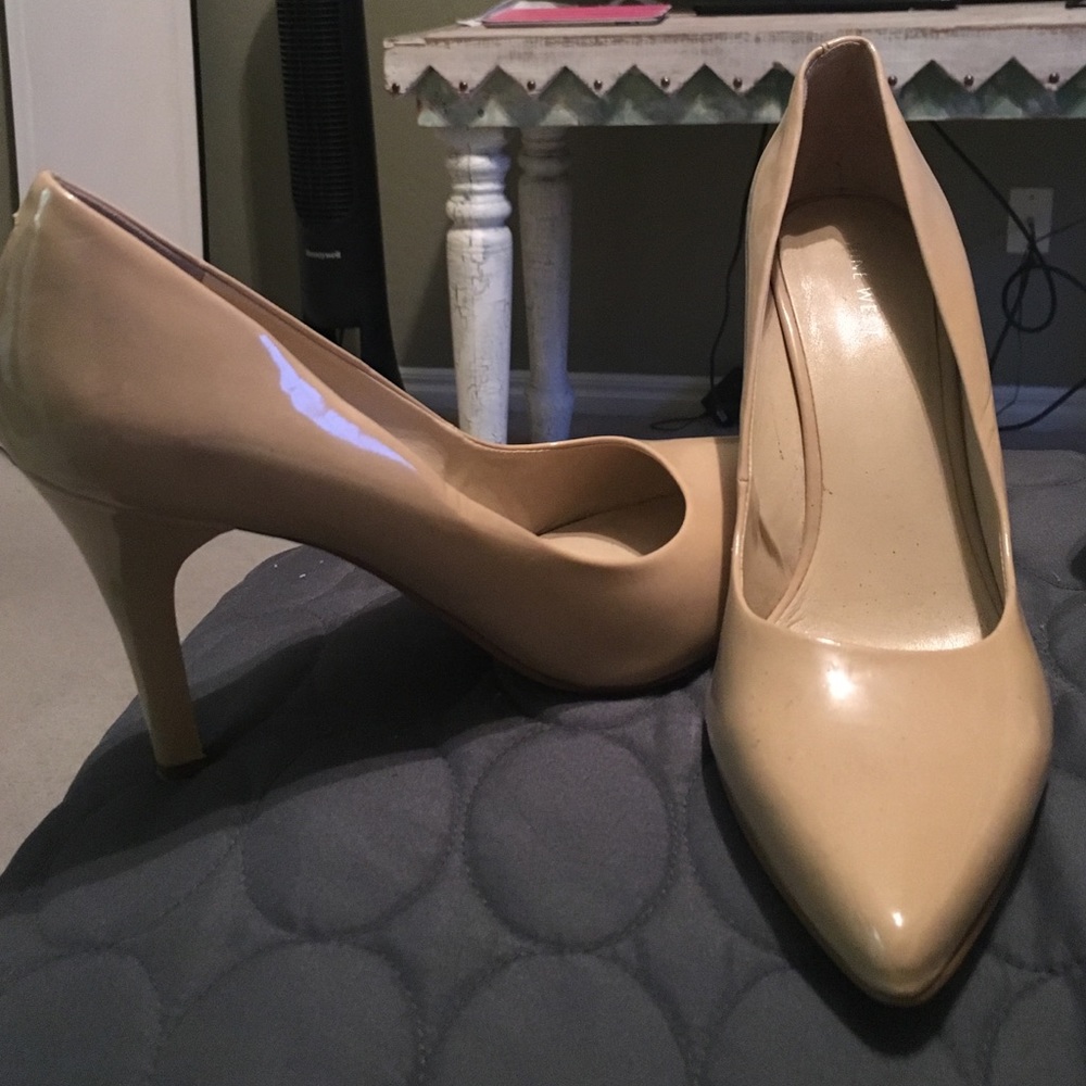 Nude *Nine West* heels