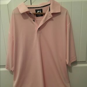 Footjoy Men's Golf Polo in light pink