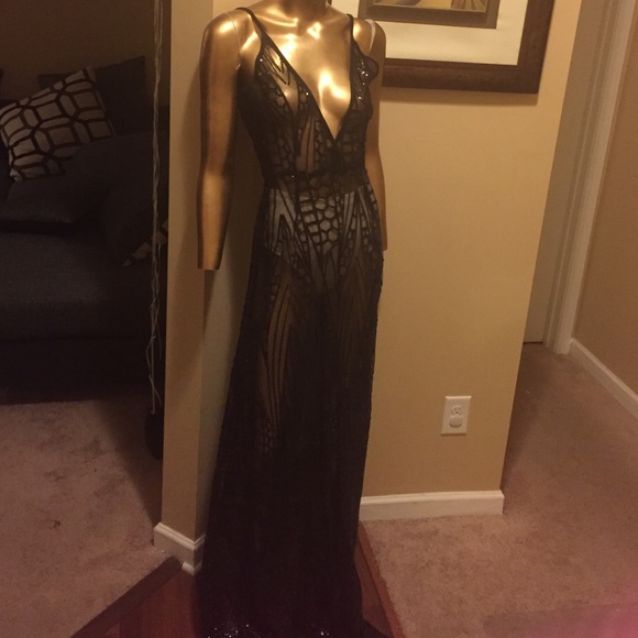 NWT As seen on Paris Hilton sequin see through - Picture 6 of 7