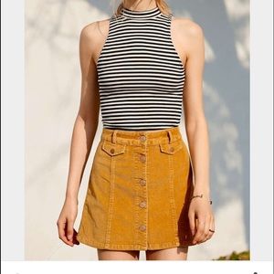 Corduroy urban outfitters skirt