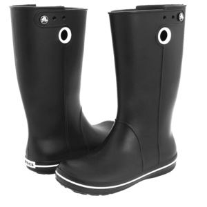 Womens crocs rain boots jaunt black 7