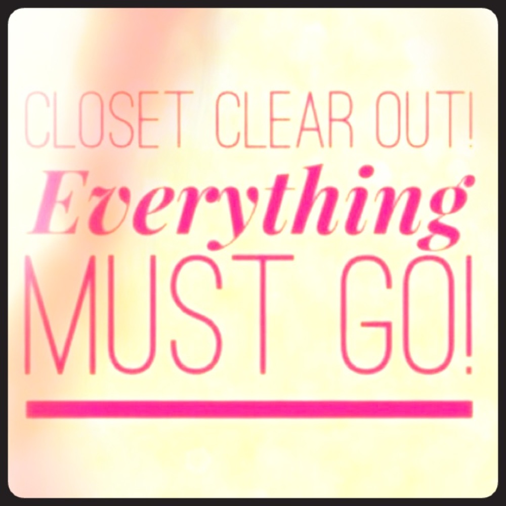 Clearing out the closet!!! Make an offer.