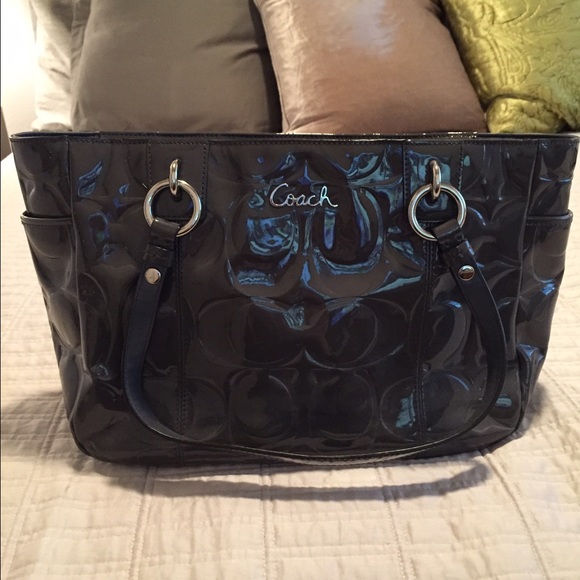 Coach Handbags - Gray leather coach purse
