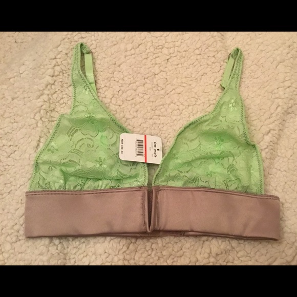 Free People Other - Free People V-Wire Soft Cup Bra - NWT XS - Mint