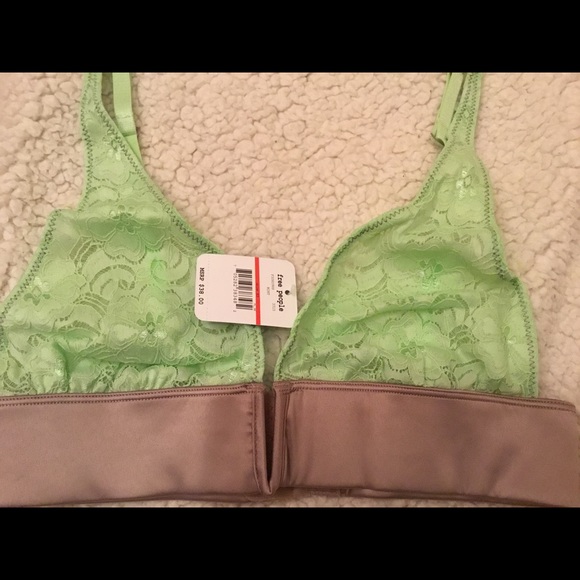Free People V-Wire Soft Cup Bra - NWT XS - Mint - Picture 2 of 4