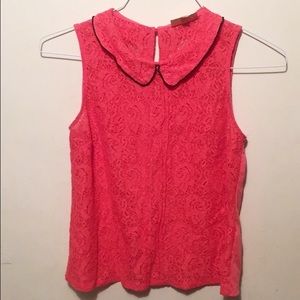 VERA WANG BLOUSE WITH A PETERPAN NECKLINE (Laced)