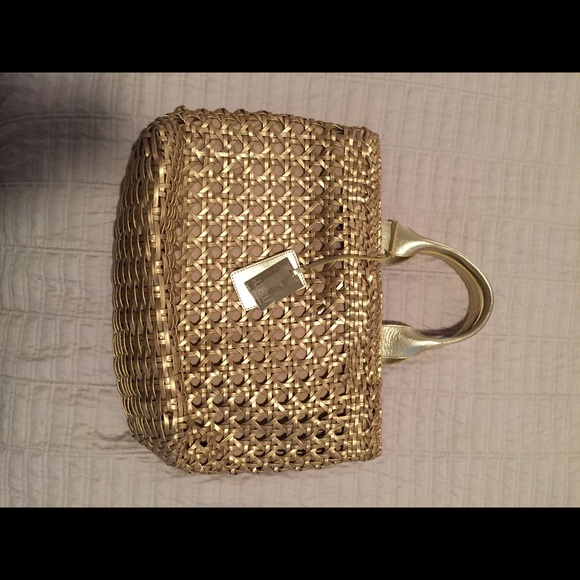Lublu Kira Plastinina Handbags - Lublu Kira Plastinina basket weave leather bag
