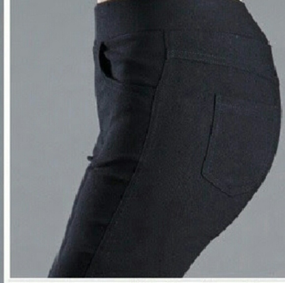 High rise Stretch destroyed pants - Picture 2 of 4