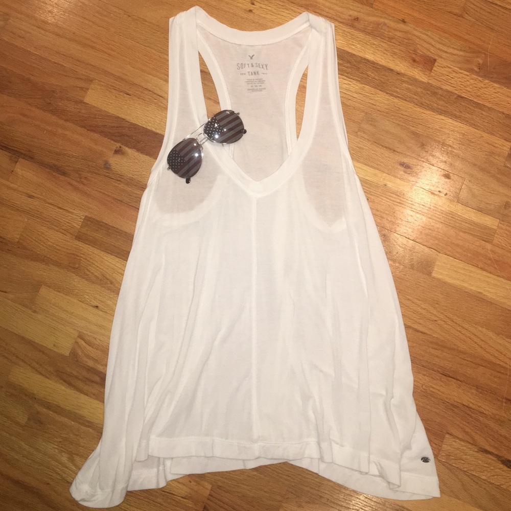 Soft & Sexy tank white AEO American Eagle 🦅