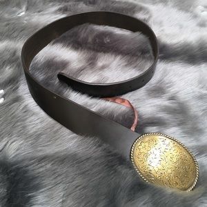 Brown Belt w/ Filigree Buckle