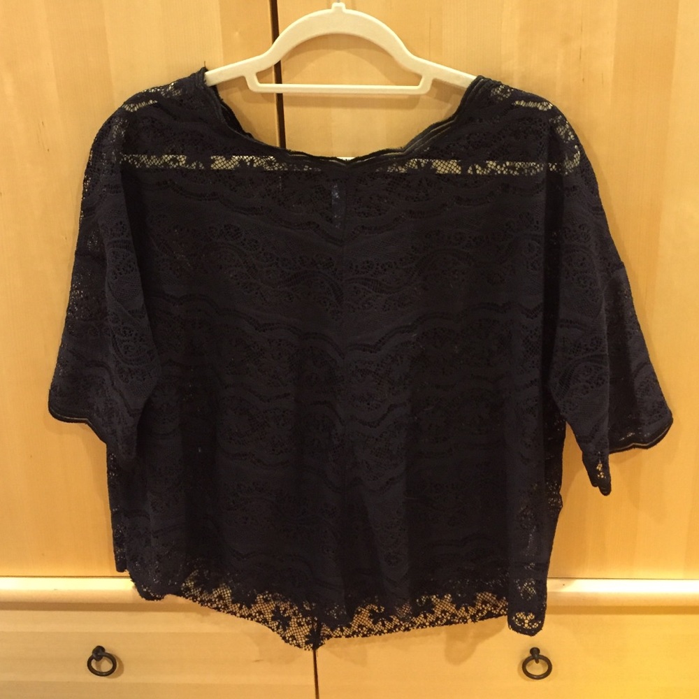 Free People black lace top