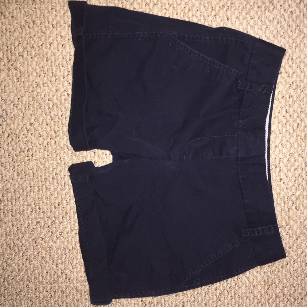 J crew navy shorts