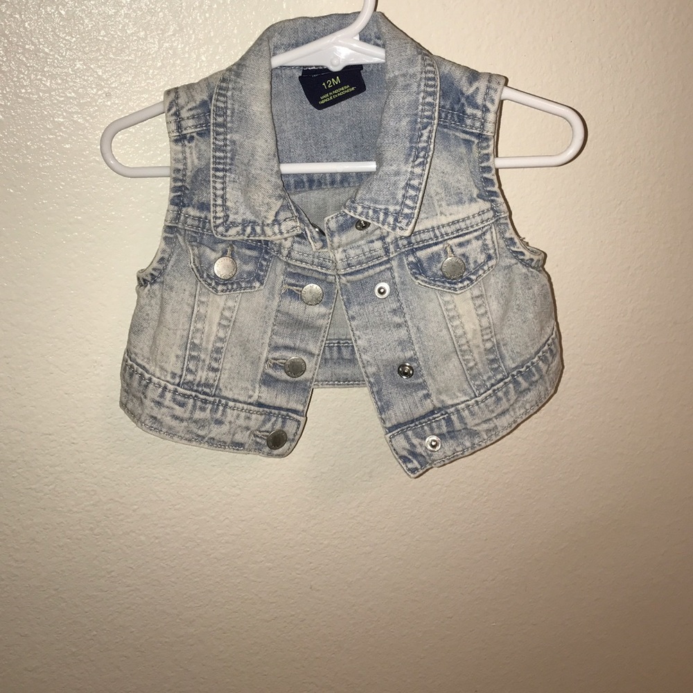 Toddlers denim vest
