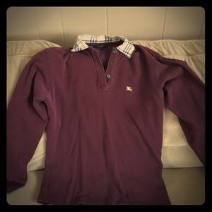 Long sleeve Burberry polo