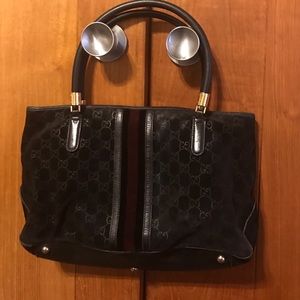 Last chance Authentic Gucci Suede Leather bag