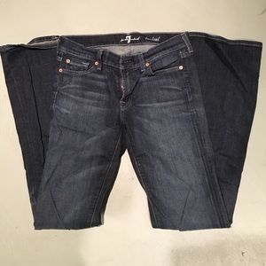 7 for mankind bootcut jeans - dark wash