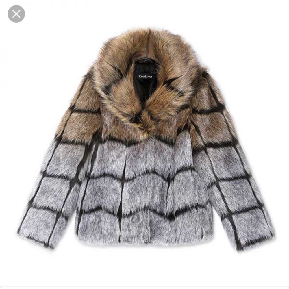 Bebe faux fur jacket