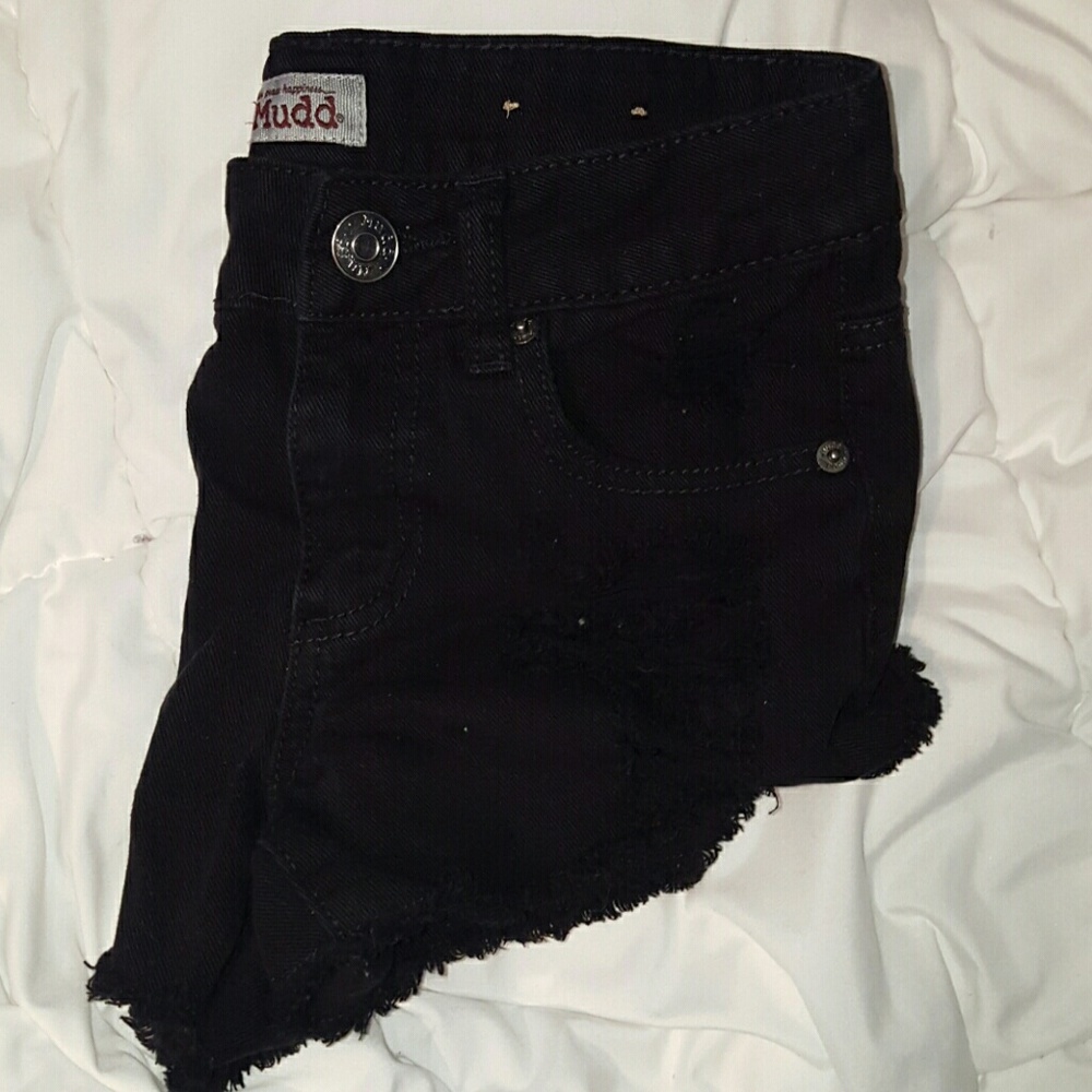 Ripped black size 3 shorts