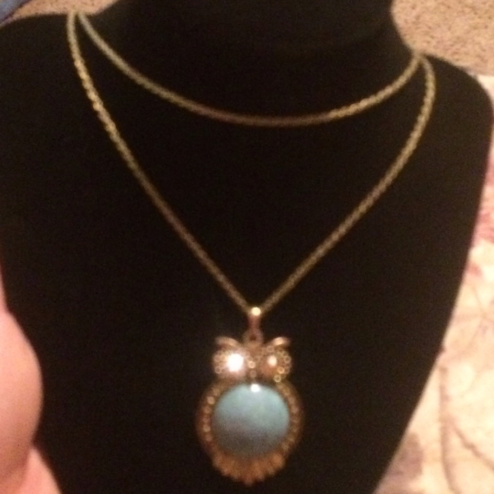 36"owl necklace
