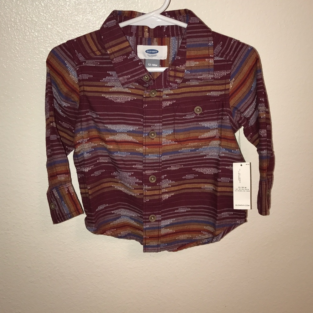 Toddler button up