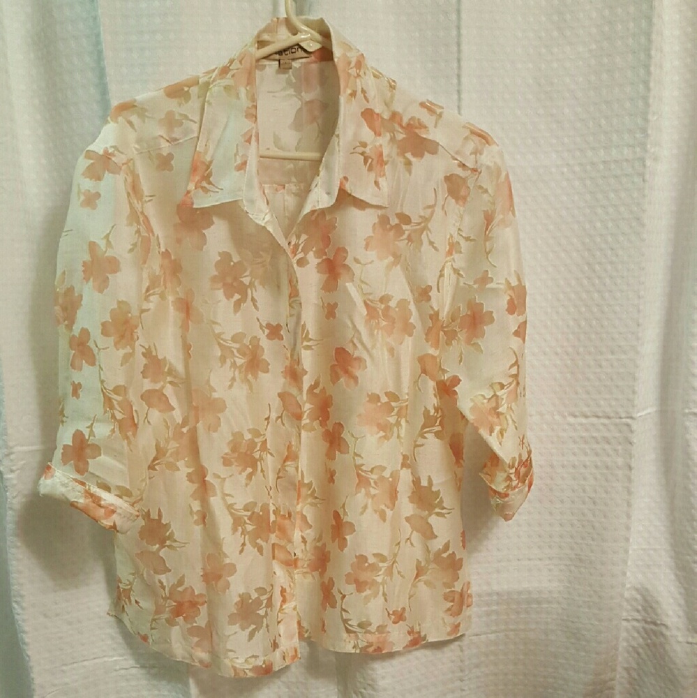 🍑Three Quarter Sleeved Sheer wrap/jacket🍑