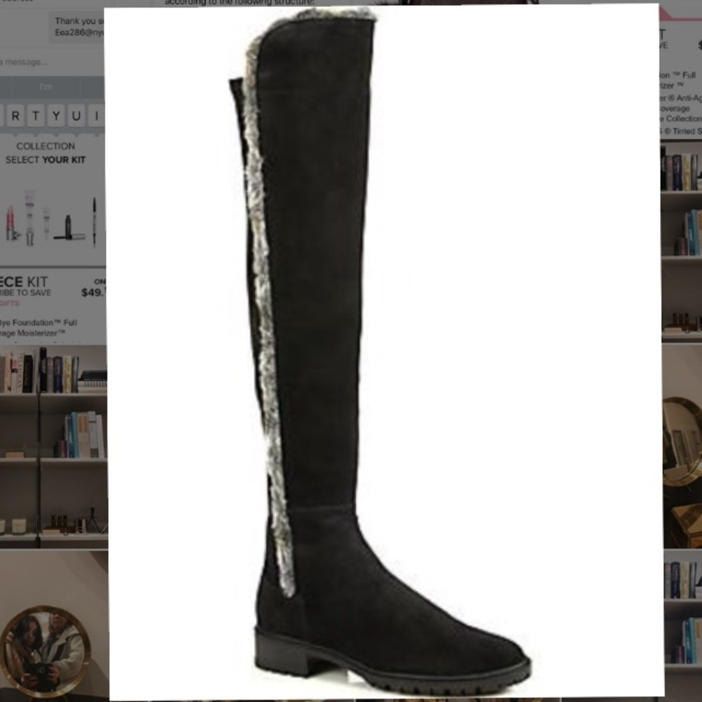 Stuart Weitzman  Boot : brownish black