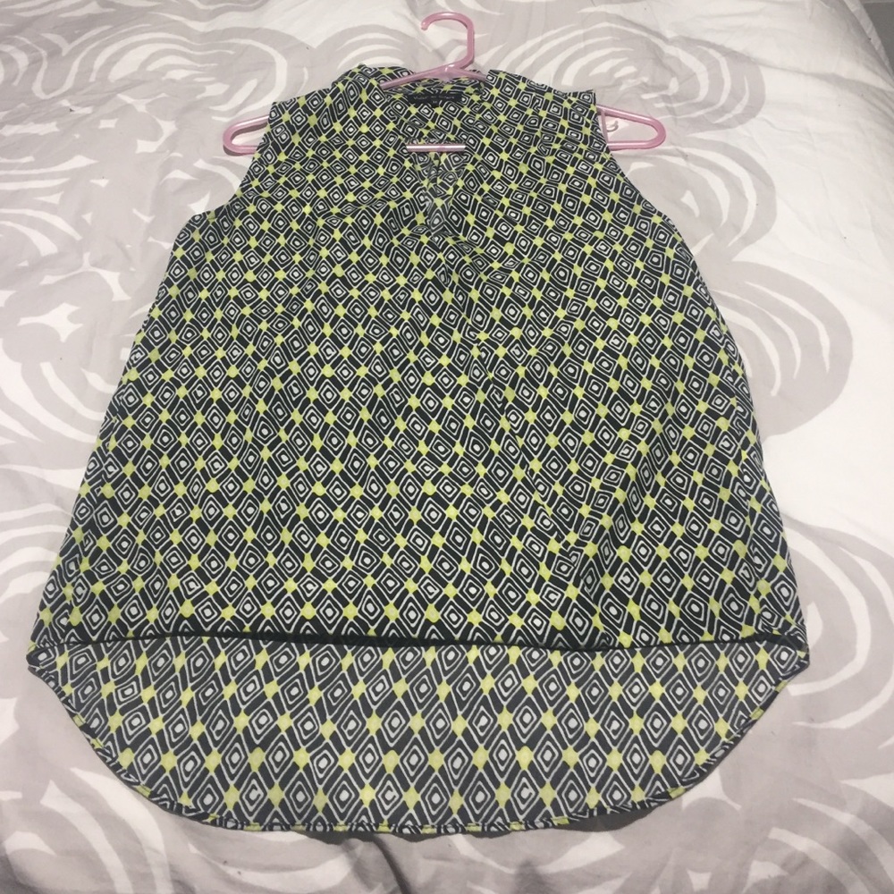 Green & Black Business Top