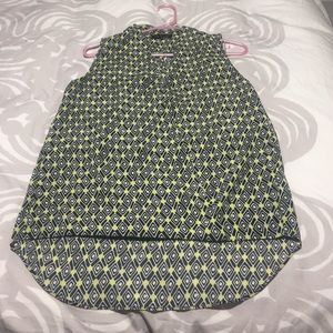 Green & Black Business Top