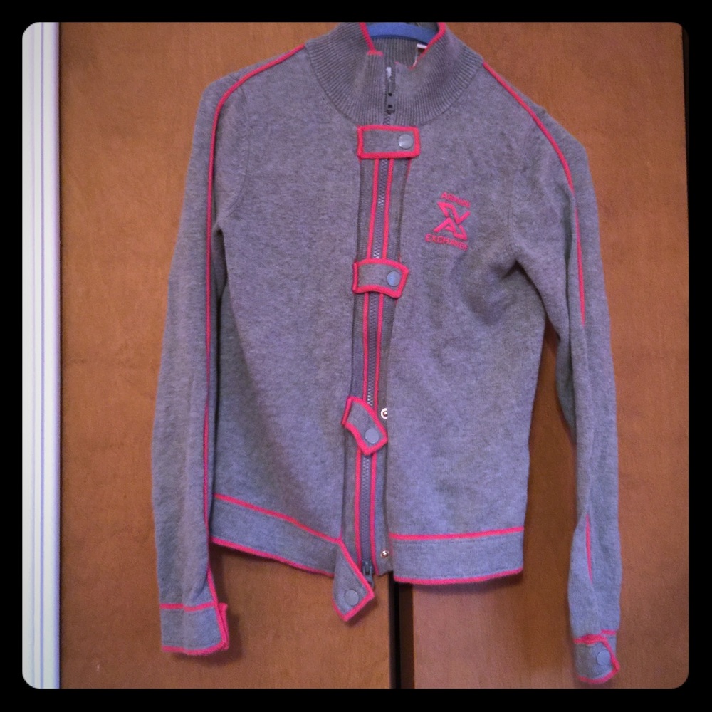 Armani exchange sweaters...pink and gray