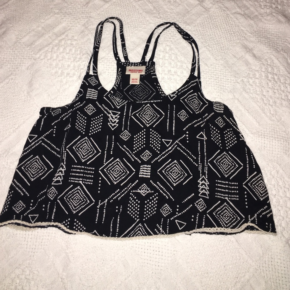 Mossimo Black crop top