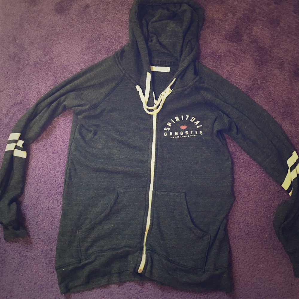 Soft grey hoodie