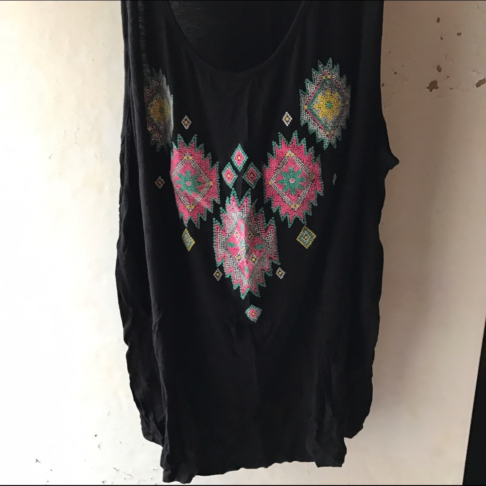 2x cute beaded tank top